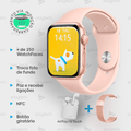 Relógio Inteligente Smartwatch IWO 17 Pro Séries 9 + Fone e Pulseira De Brinde